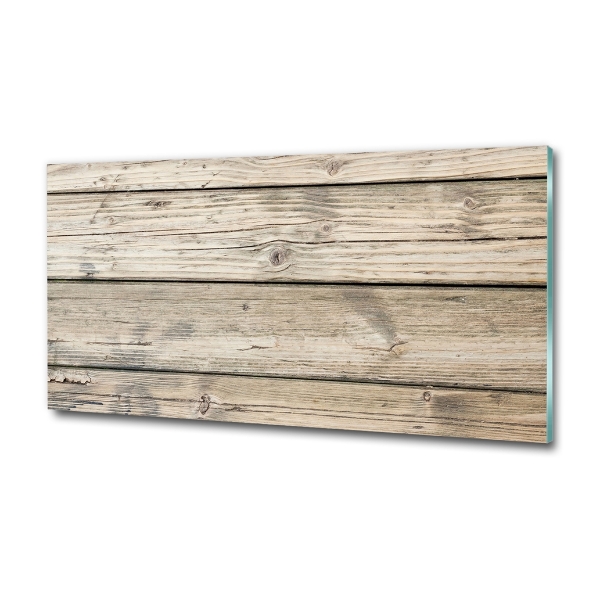 Foto glasbild Holzhintergrund