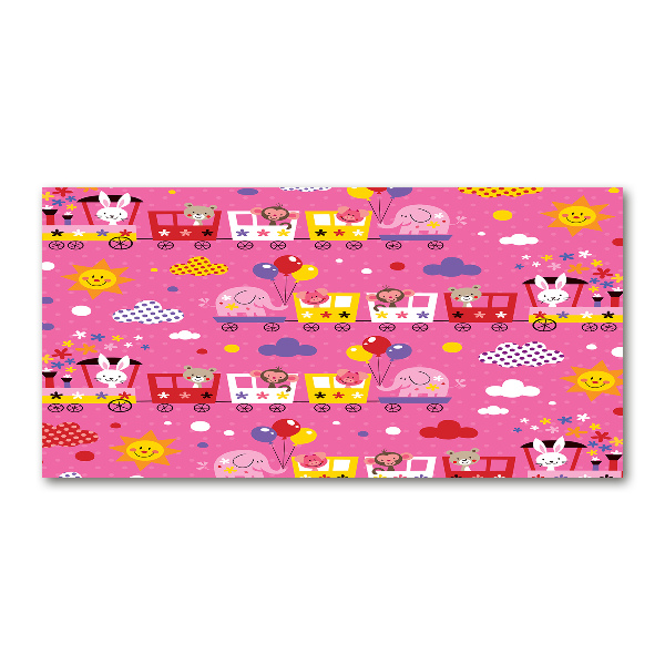 Bild auf glas Tiere im Zug