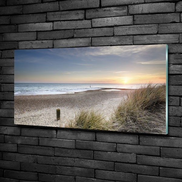 Bild auf glas Sonnenuntergang und Dünen