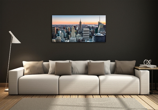 Foto glasbild New York