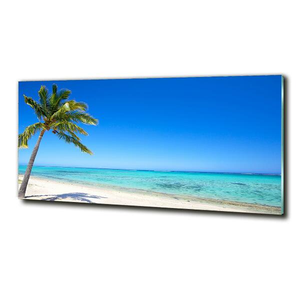 Foto glasbild Tropischer Strand