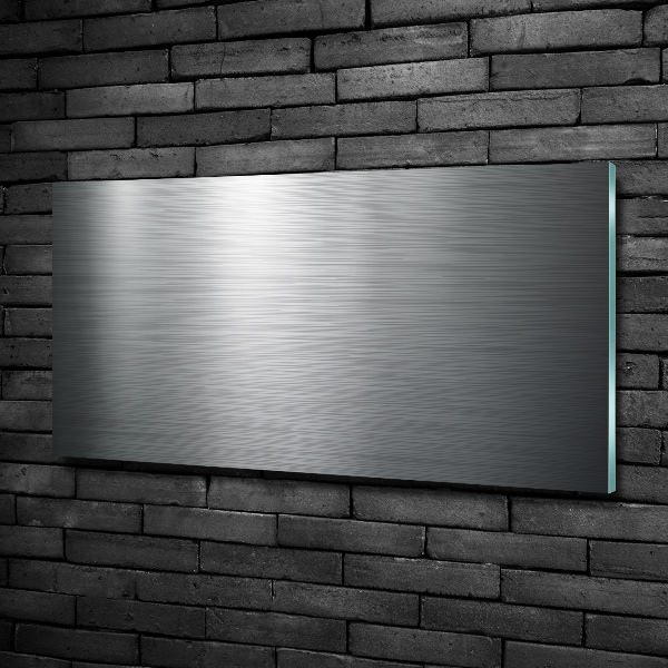 Foto glasbild Metallischer Hintergrund