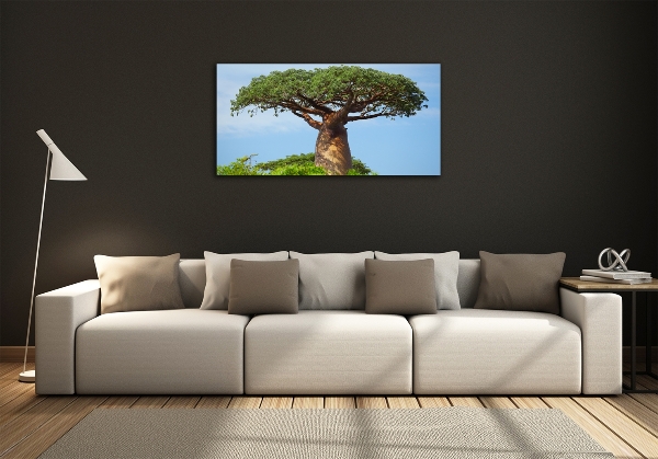 Foto glasbild Baobab