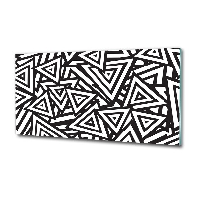 Bild auf glas Dreieckshintergrund