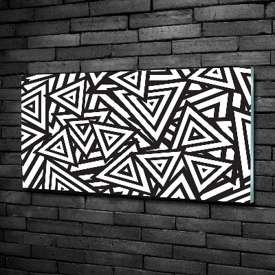 Bild auf glas Dreieckshintergrund