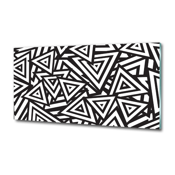 Bild auf glas Dreieckshintergrund