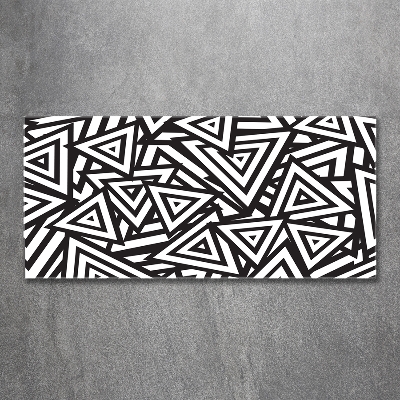 Bild auf glas Dreieckshintergrund