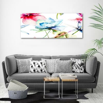 Bild auf glas Mohnblumen