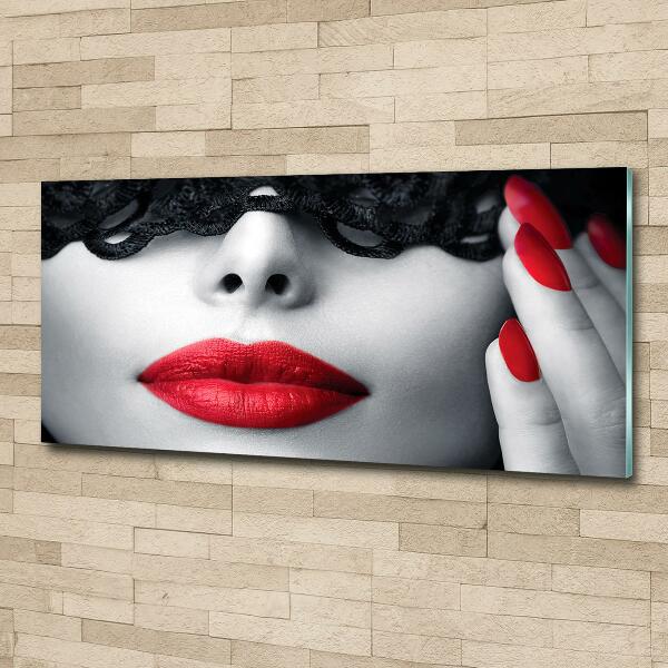 Bild auf glas Spitzenmaske