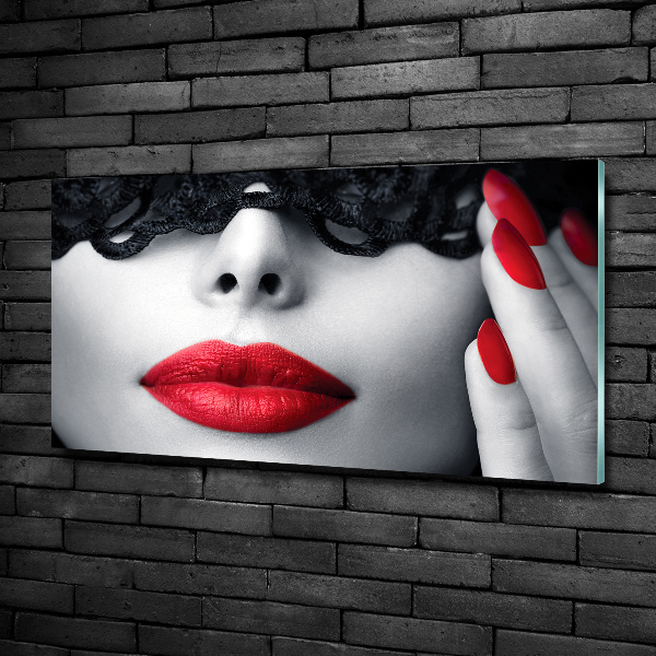 Bild auf glas Spitzenmaske