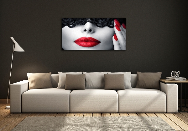 Bild auf glas Spitzenmaske