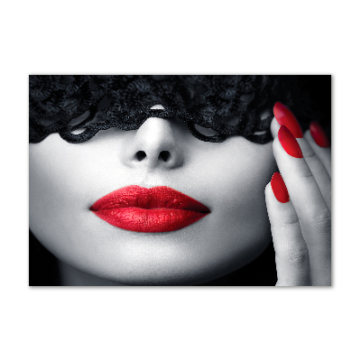 Bild auf glas Spitzenmaske