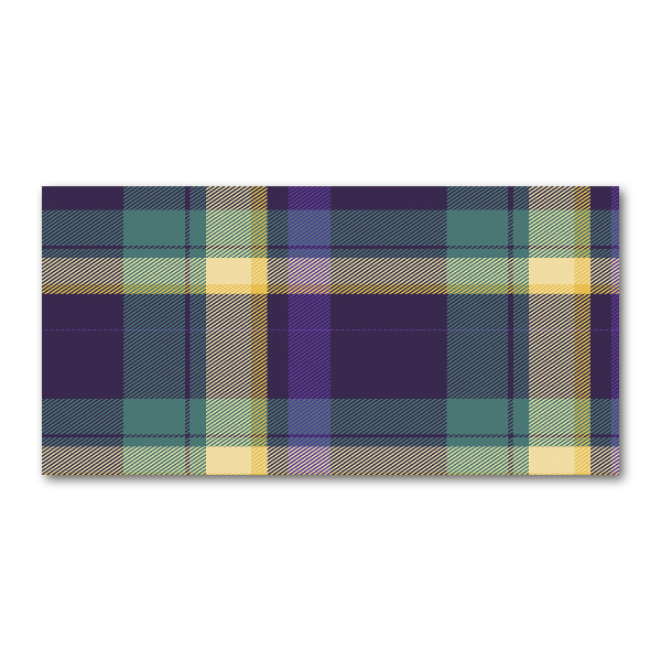 Glasbild Karierte Textur