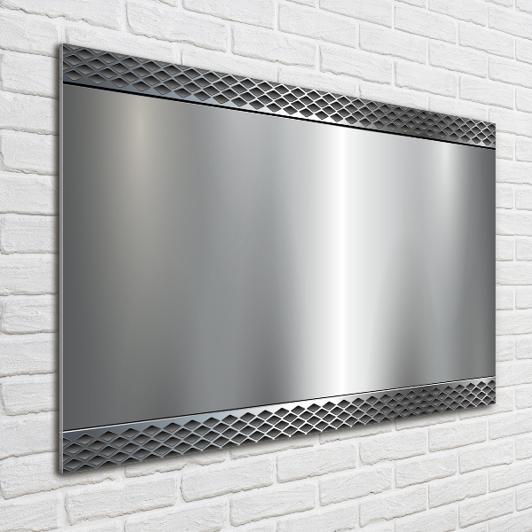 Bild auf glas Metallischer Hintergrund