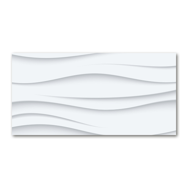 Bild auf glas Abstrakte Wellen