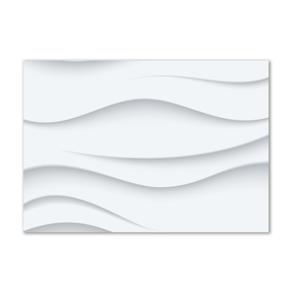 Bild auf glas Abstrakte Wellen