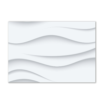 Bild auf glas Abstrakte Wellen