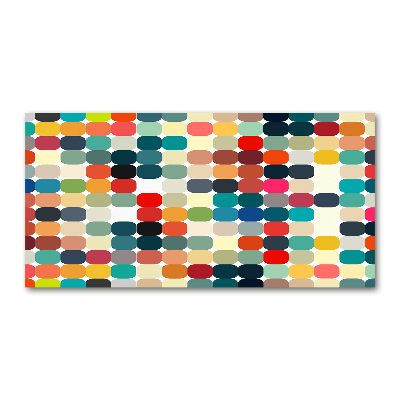 Glasbild Geometrischer Hintergrund