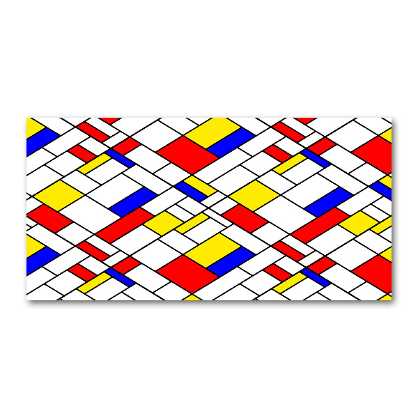 Foto glasbild Abstraktion