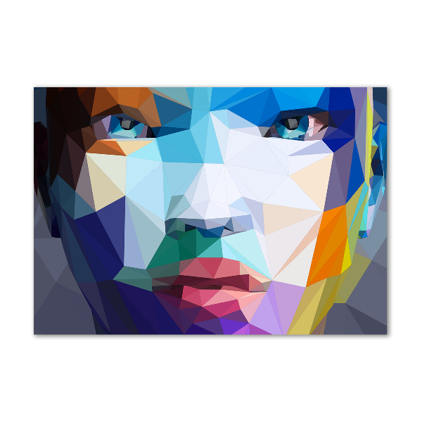 Foto glasbild Abstrakte Frau