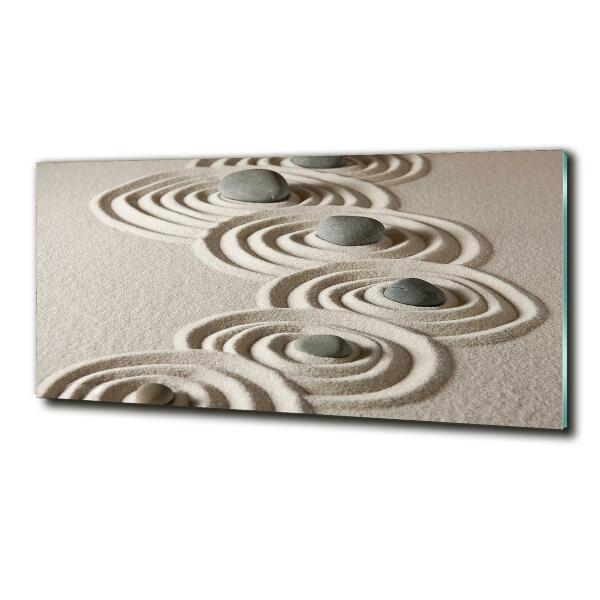 Bild auf glas Zen-Steine Sand