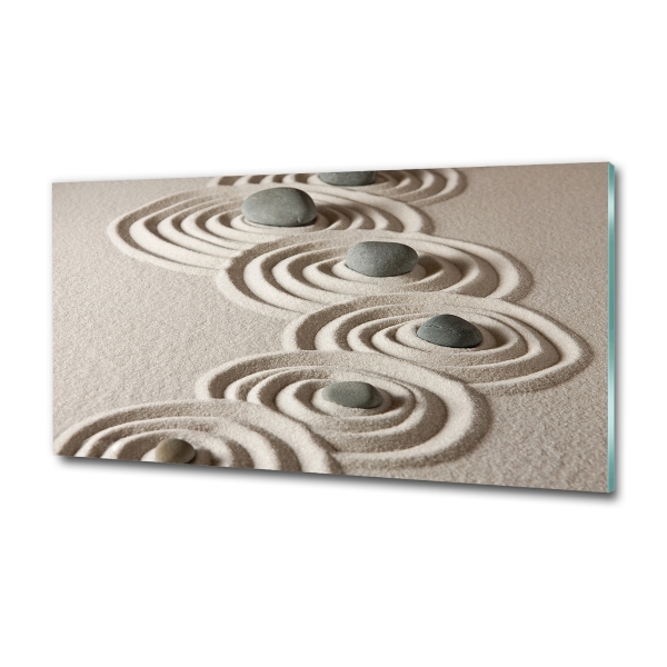 Bild auf glas Zen-Steine Sand