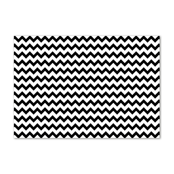 Bild auf glas Zickzacklinien