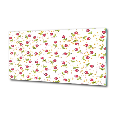 Foto glasbild Kirschen