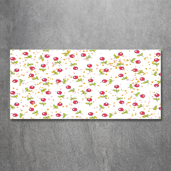 Foto glasbild Kirschen