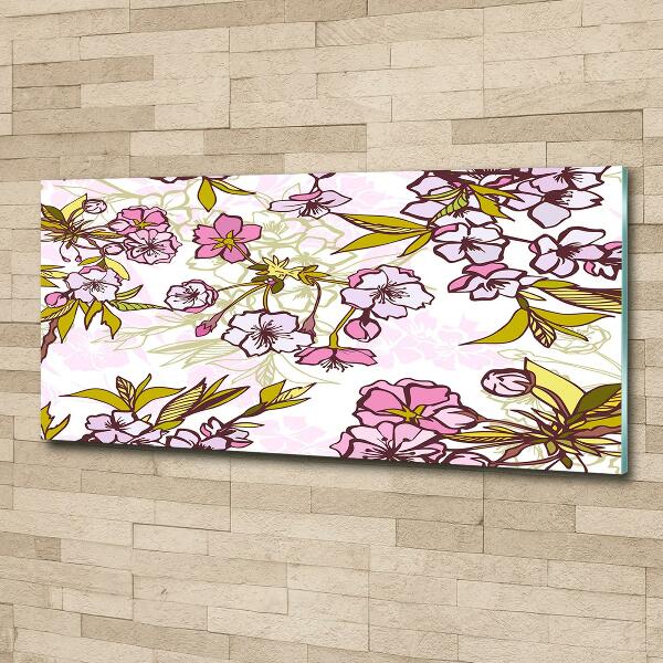 Bild auf glas Kirschblüten