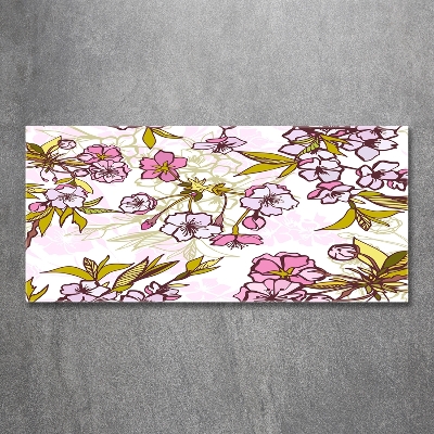 Bild auf glas Kirschblüten