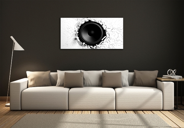 Foto glasbild Lautsprecher