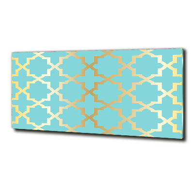 Glasbild Arabisches Muster