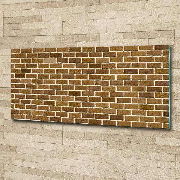 Bild auf glas Ziegelmauer
