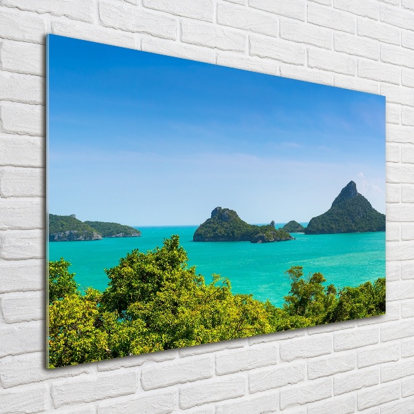 Foto glasbild Panorama Thailand