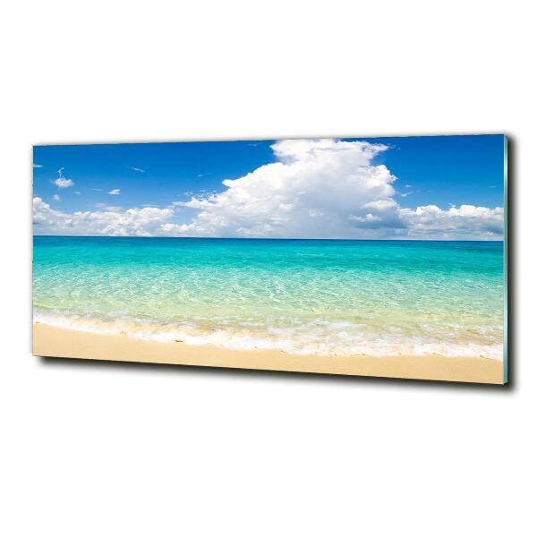 Glasbild Paradiesstrand