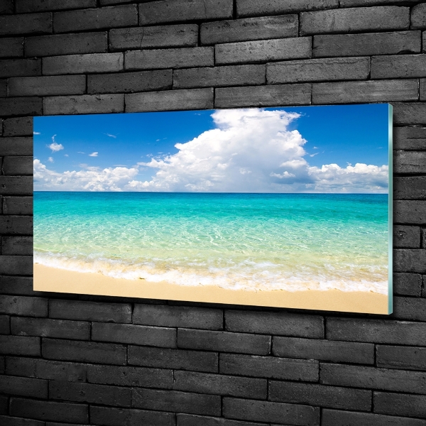 Glasbild Paradiesstrand