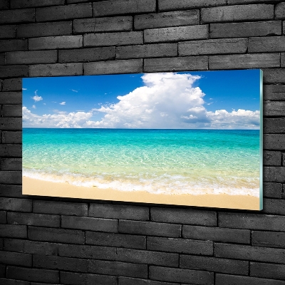 Glasbild Paradiesstrand