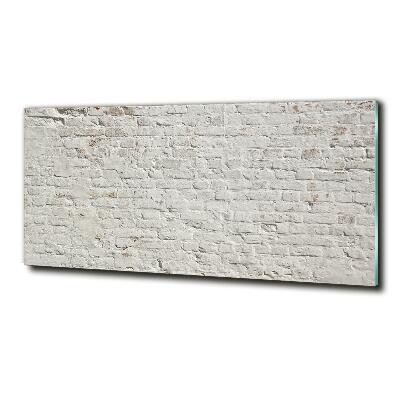 Glasbild Ziegelmauer