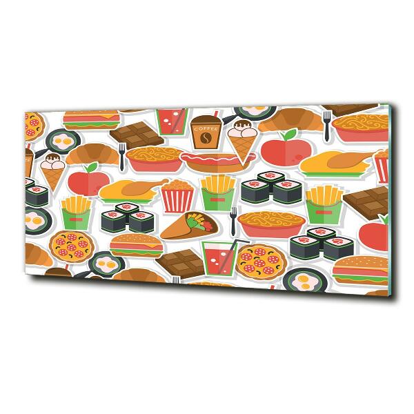 Bild auf glas Fastfood