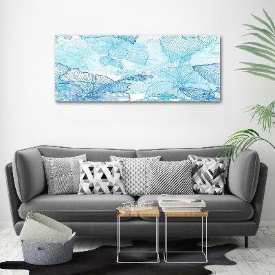 Glasbild Hawaiianische Blumen