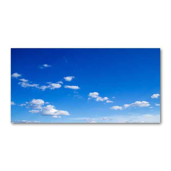 Foto glasbild Wolken am Himmel