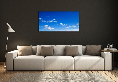 Foto glasbild Wolken am Himmel