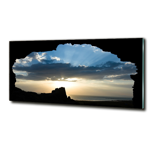 Bild auf glas Sonnenuntergang