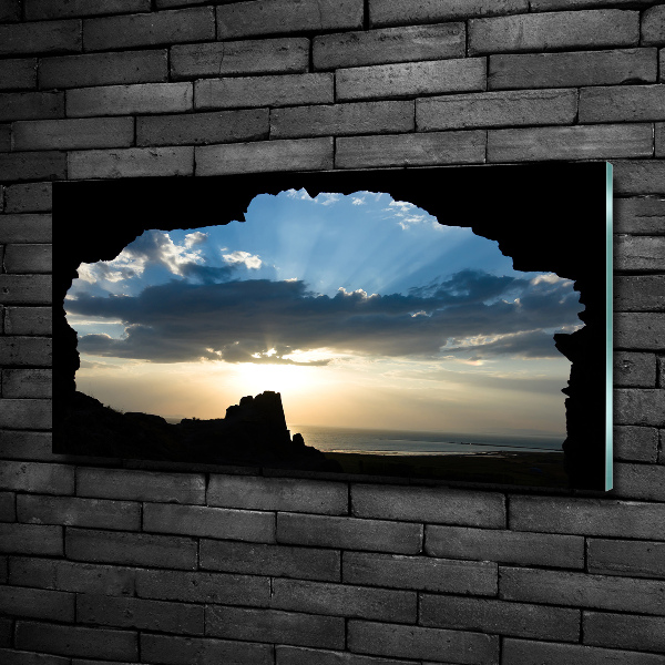 Bild auf glas Sonnenuntergang