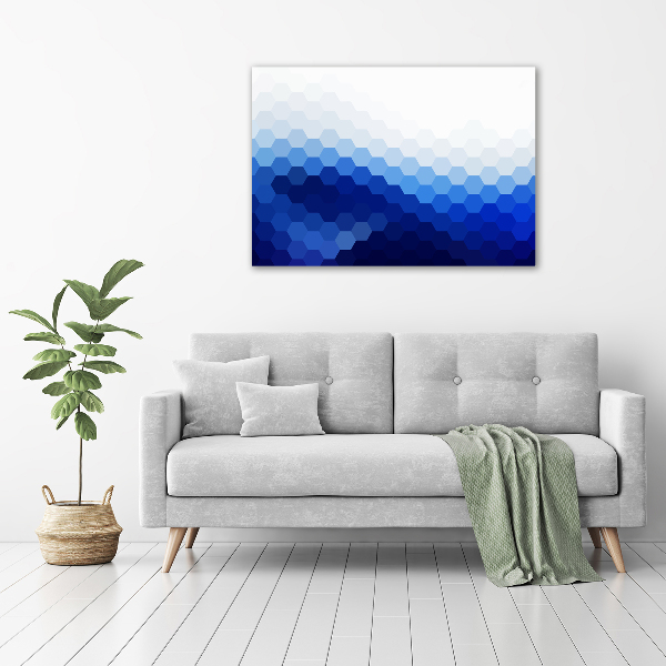 Glasbild Würfelhintergrund