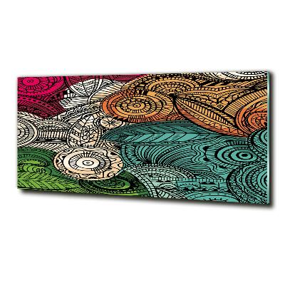 Bild auf glas Abstrakte Federn