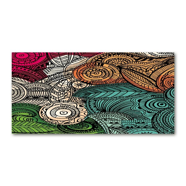 Bild auf glas Abstrakte Federn