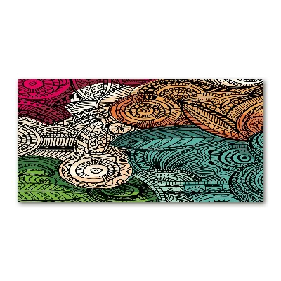 Bild auf glas Abstrakte Federn