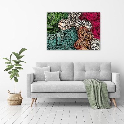 Bild auf glas Abstrakte Federn